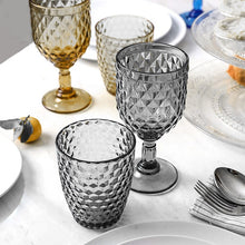 Set 6 Copas Vidrio 324 Ml Gris Imahe