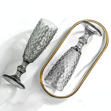 Copa Vidrio Champagne 150 Ml Gris Línea Smooky