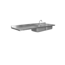 Cubierta 2 Tazas Con Secador Izquierdo 190 x60 Cm