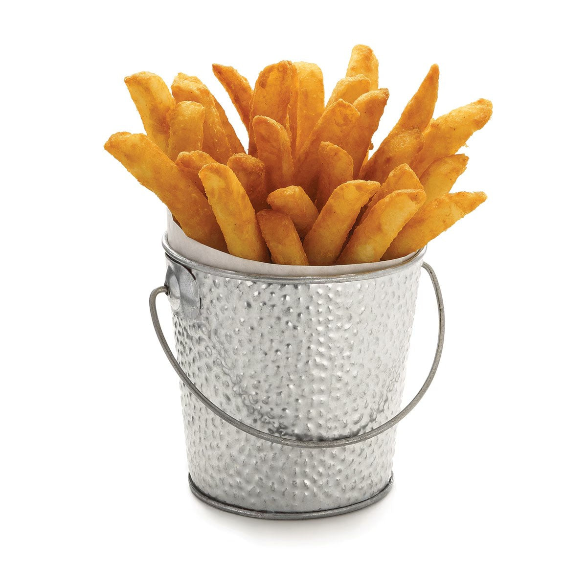 Cubo Redondo 10 X 9 Cm Con Asa Galvanizado