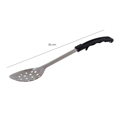 Cuchara Perforada Mango Bakelita 30 Cm