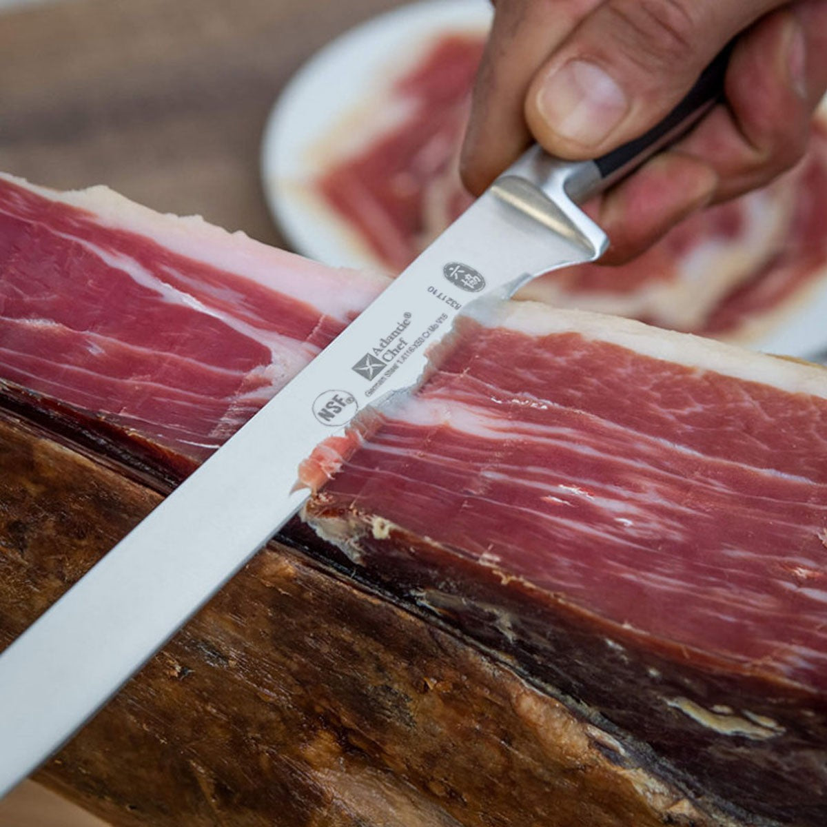 Cuchillo Jamonero Mango Resistente 28 Cm
