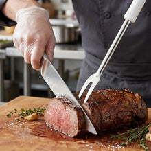 Trincho De Carne 23 Cm Mango Blanco Línea Durafio