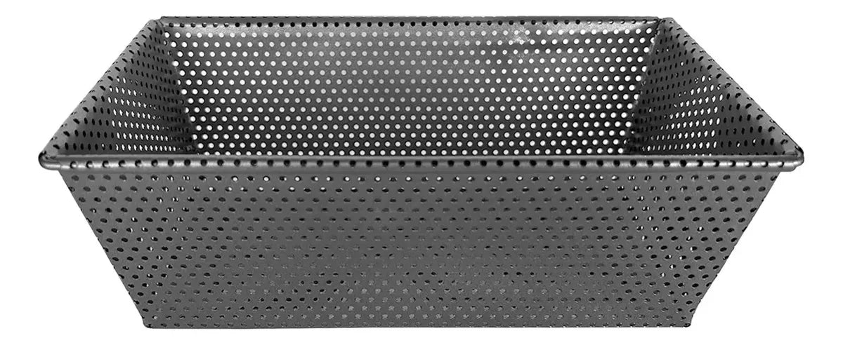 Set 2 Moldes Pan Perforado 21X11.5X7.5 Cm + 2 Papeles Antiadherente