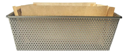 Set 2 Moldes Pan Perforado 21X11.5X7.5 Cm + 2 Papeles Antiadherente