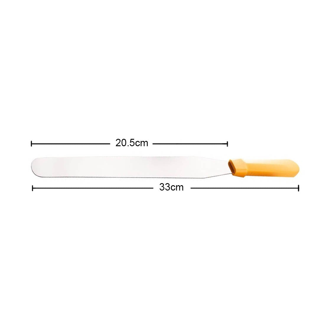 Espátula Pastelera 33 Cm Mango Amarillo