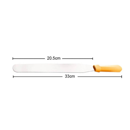 Espátula Pastelera 33 Cm Mango Amarillo