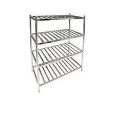 Estanteria Acero Inoxidable Tipo Rejilla De 120X60X155 Cm