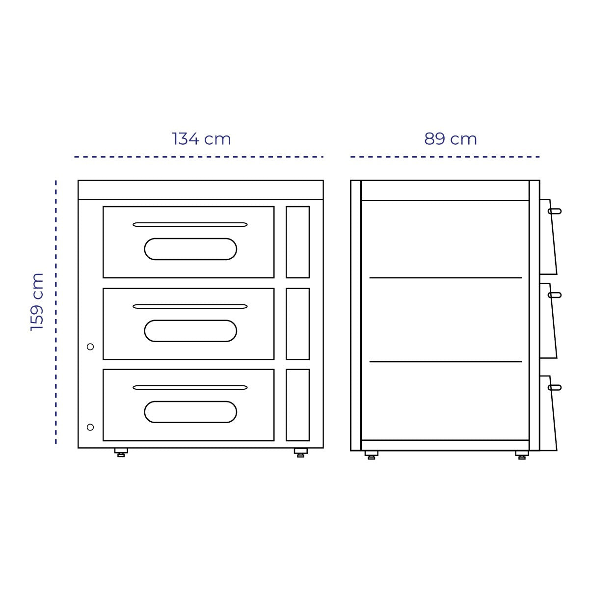 Horno 3 Cámaras Gas QL-6 Volter