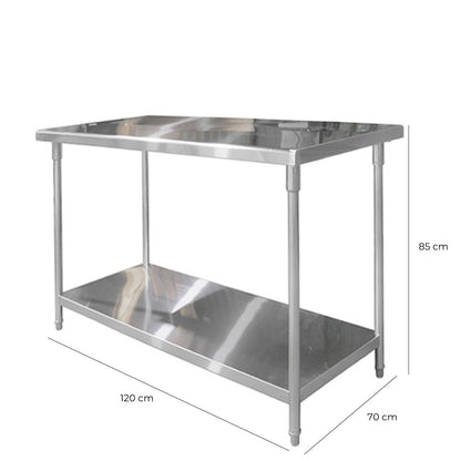 Meson Central Acero Inoxidable 120X70X85 Cm