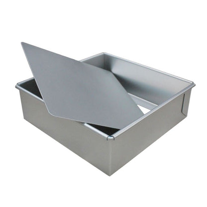 Molde Aluminio Cuadrado 19 Cm Base Desmontable