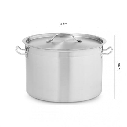 Olla Con Tapa Acero Inoxidable Capacidad 24 Litros