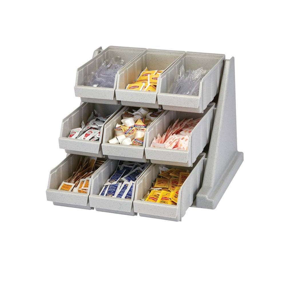 Organizador Condimentos 9 Compartimentos Gris
