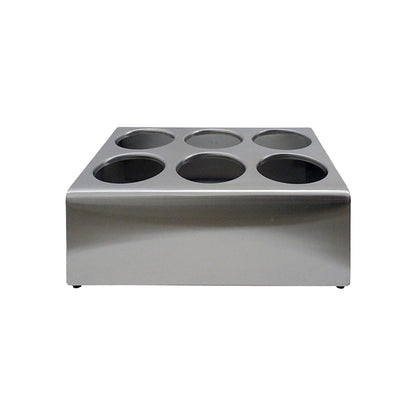 Organizador De Cubiertos Acero Inoxidable 6 Compartimientos