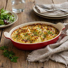 Plato De Hierro Enlozado Ovalado Rojo 26 Cm
