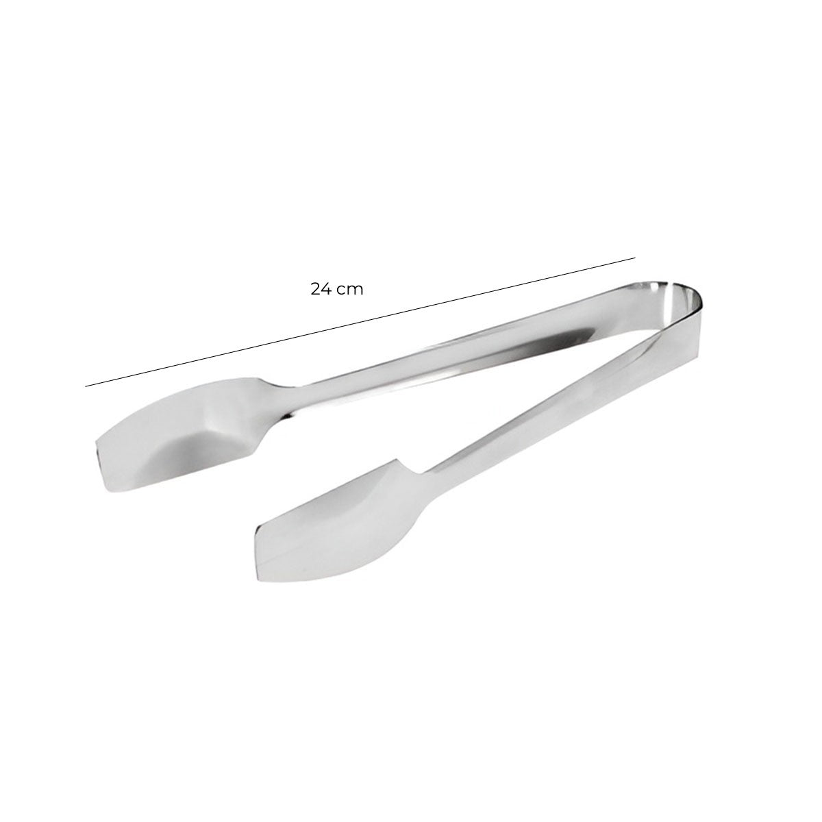 Pinza Buffet Plana Acero Inoxidable 24 Cm