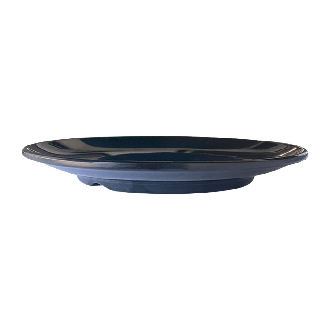 Plato Melamina Negro 16 Cm