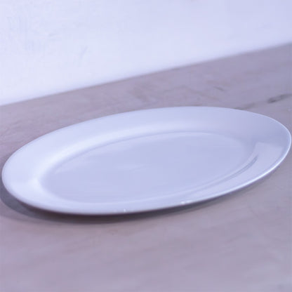 Set De 6 Plato Ovalado Porcelana 30 Cm Linea Tower