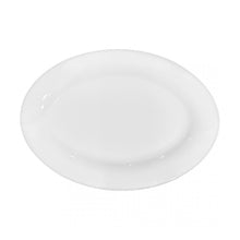 Set De 6 Plato Ovalado Porcelana 35 Cm Linea Tower