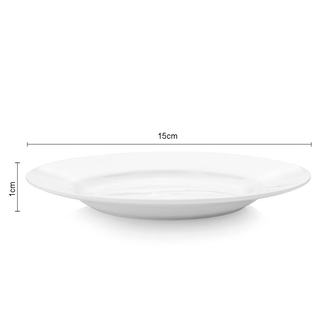 Set De 6 Plato Pan Borde Grueso 15 Cm Linea Tower