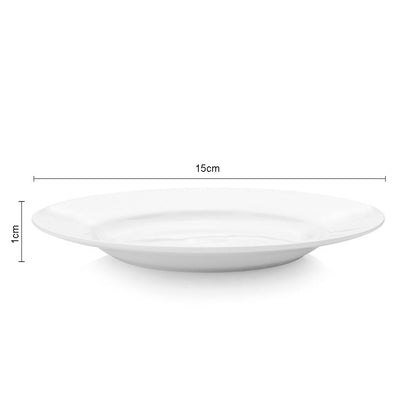 Set De 6 Plato Pan Borde Grueso 15 Cm Linea Tower