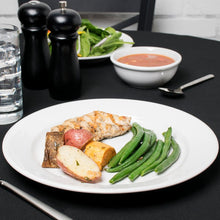 Set De 12 Platos Principal Borde Grueso 27 Cm Linea Tower