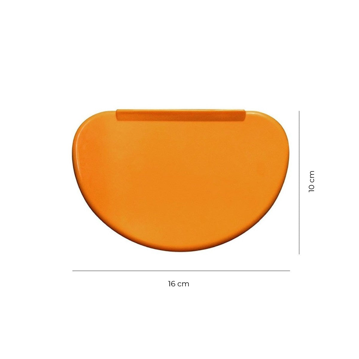 Raspador De Masa Plástico Curvo 16x10 Cm