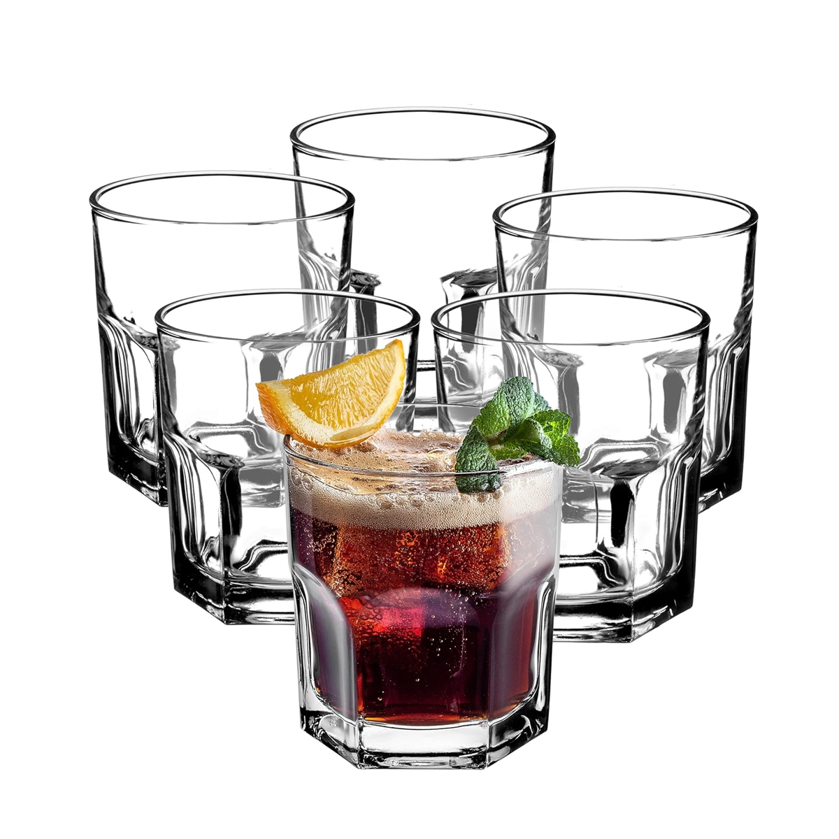 Set 6 Vasos Whisky Casablanca 225 Cc