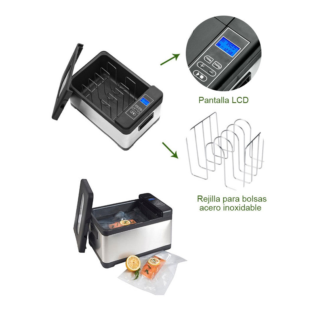 Sousvide 8 Litros 800 Watts