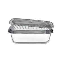 Tupper Rectangular Vidrio 800 Cc