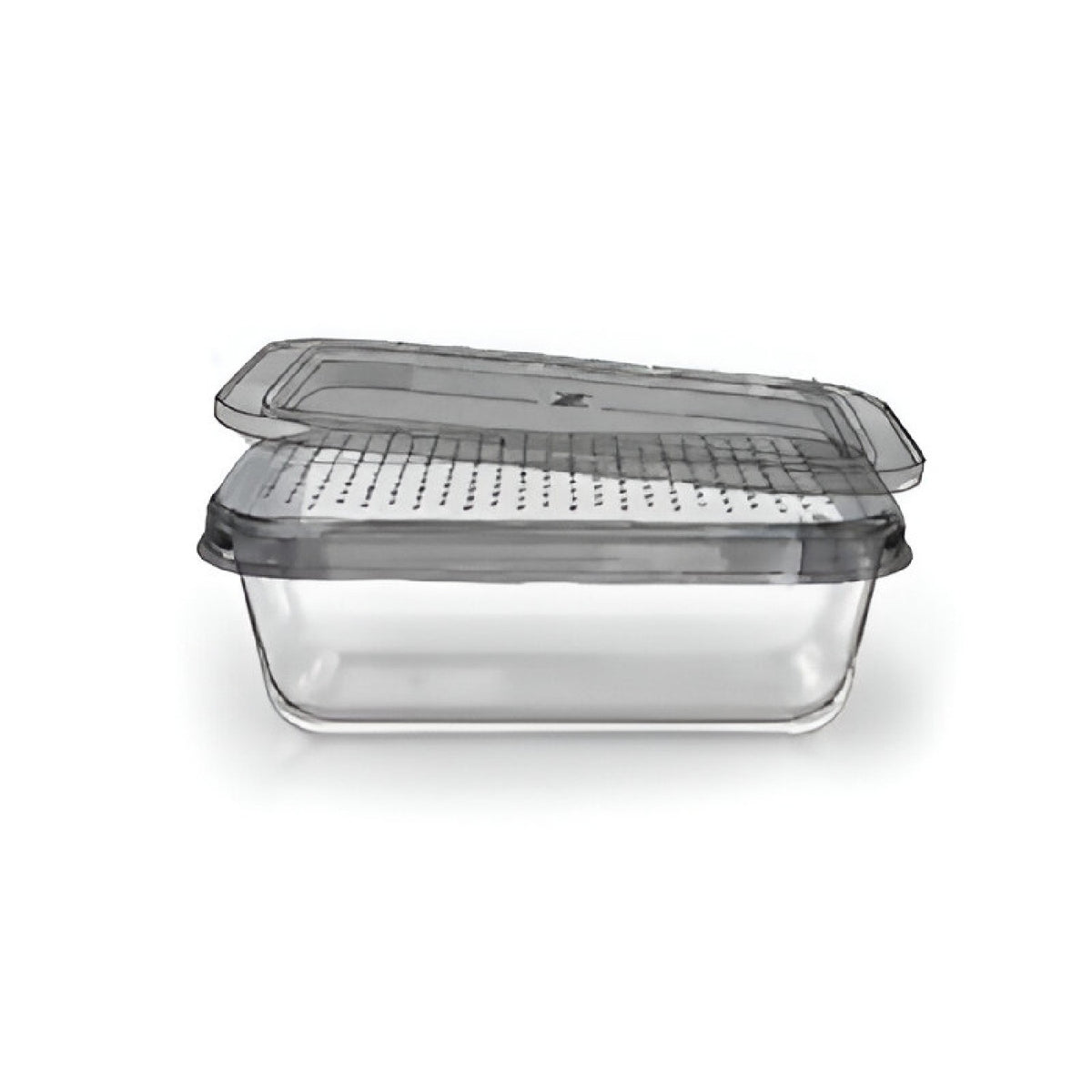 Tupper Rectangular Vidrio 800 Cc