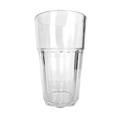 Set De 4 Vasos Policarbonato Transparente 400 Ml Linea Casablanca