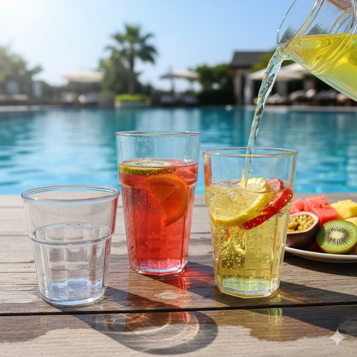 Vaso Policarbonato Transparente 400 Ml Linea Casablanca