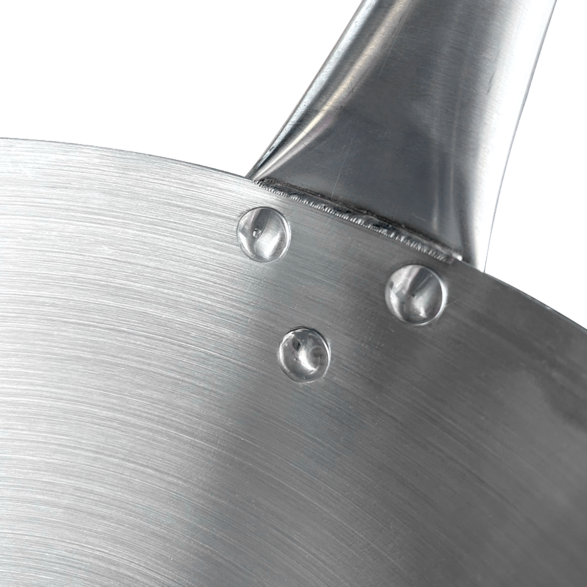 Wok Acero Inox Con Mango Y Aza 32 Cm