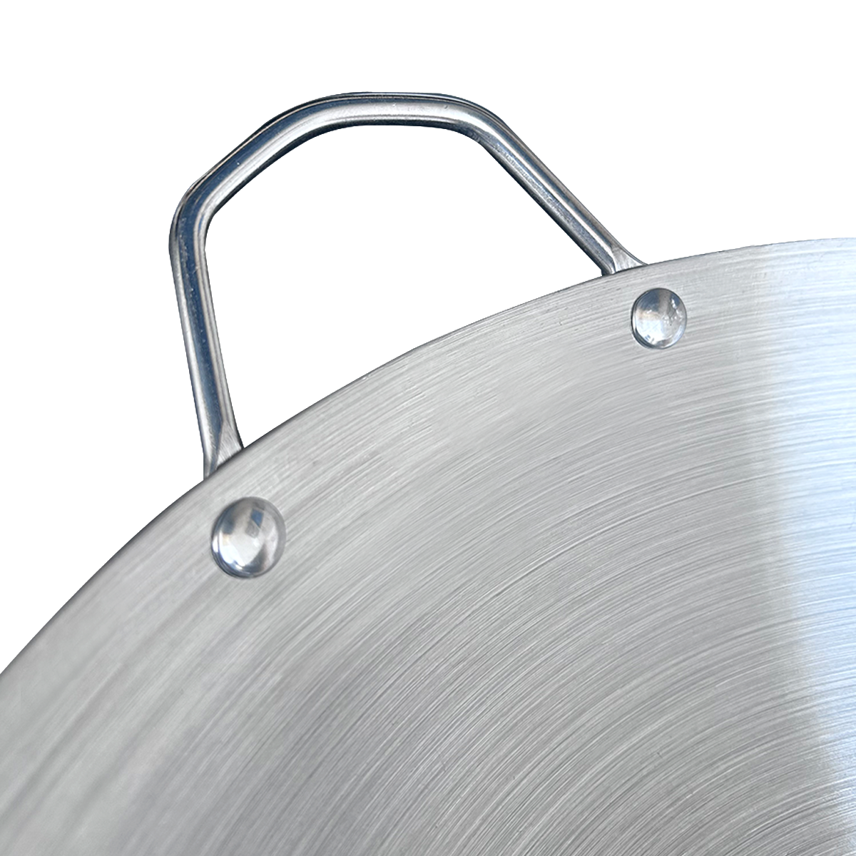 Wok Acero Inox Con Mango Y Aza 32 Cm