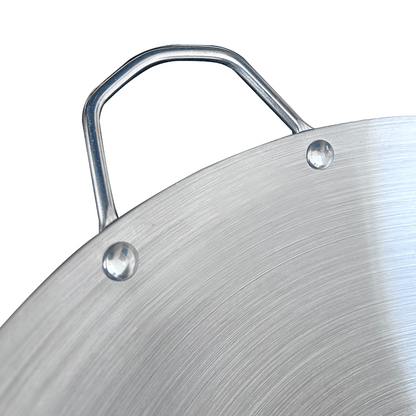 Wok Acero Inox Con Mango Y Aza 32 Cm