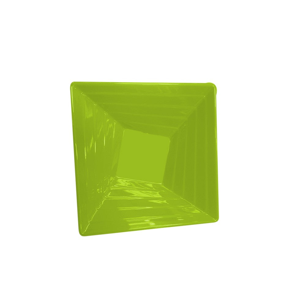 Bowl Cuadrado Melamina 15 Cm Verde