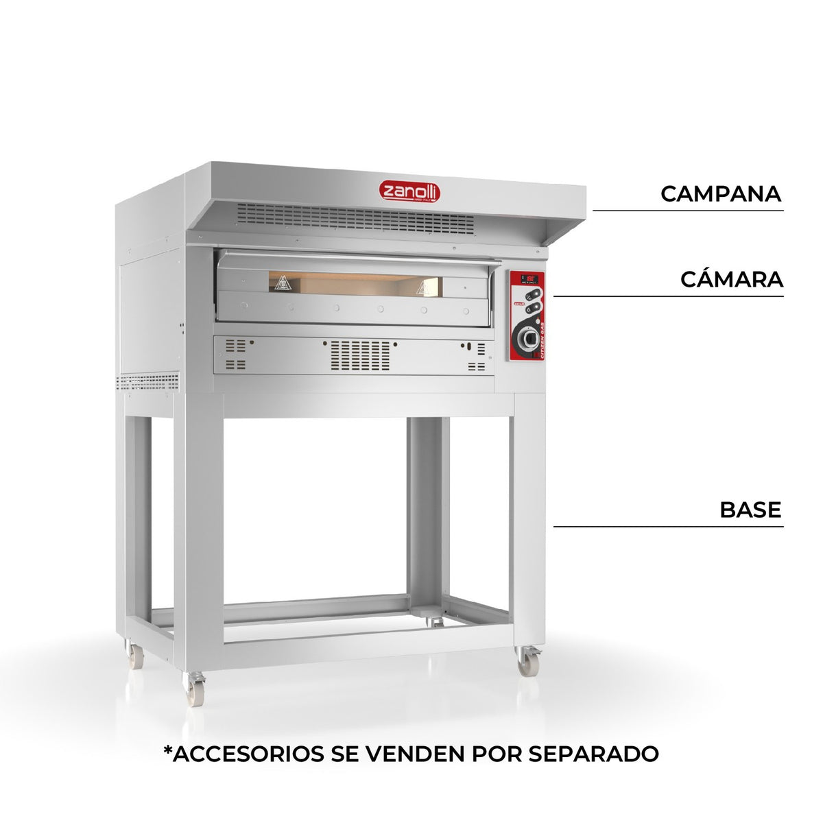 Cámara A Gas Para Horno Pizza PW6/MC Zanolli