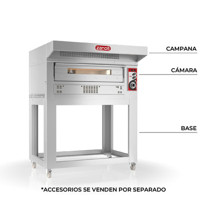 Cámara A Gas Para Horno Pizza PW6/MC Zanolli