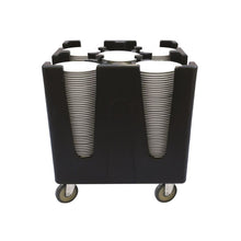 Carro Porta Platos Ajustable Negro
