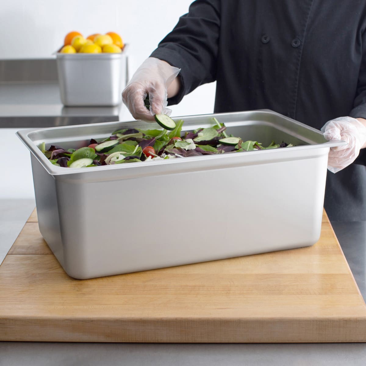 Contenedor Gastronómico Acero Inoxidable GN 1/1 x 20 Cm Linea Premium