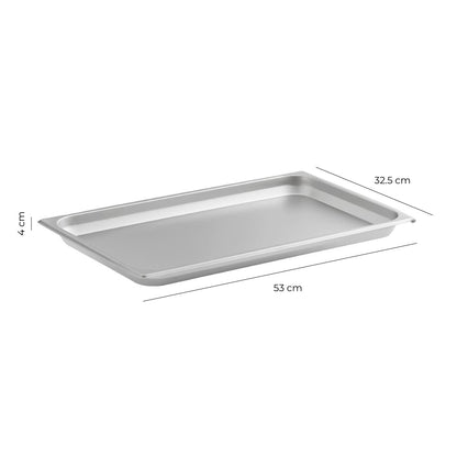 Contenedor Gastronómico Acero Inoxidable GN 1/1 x 4 Cm Linea Premium