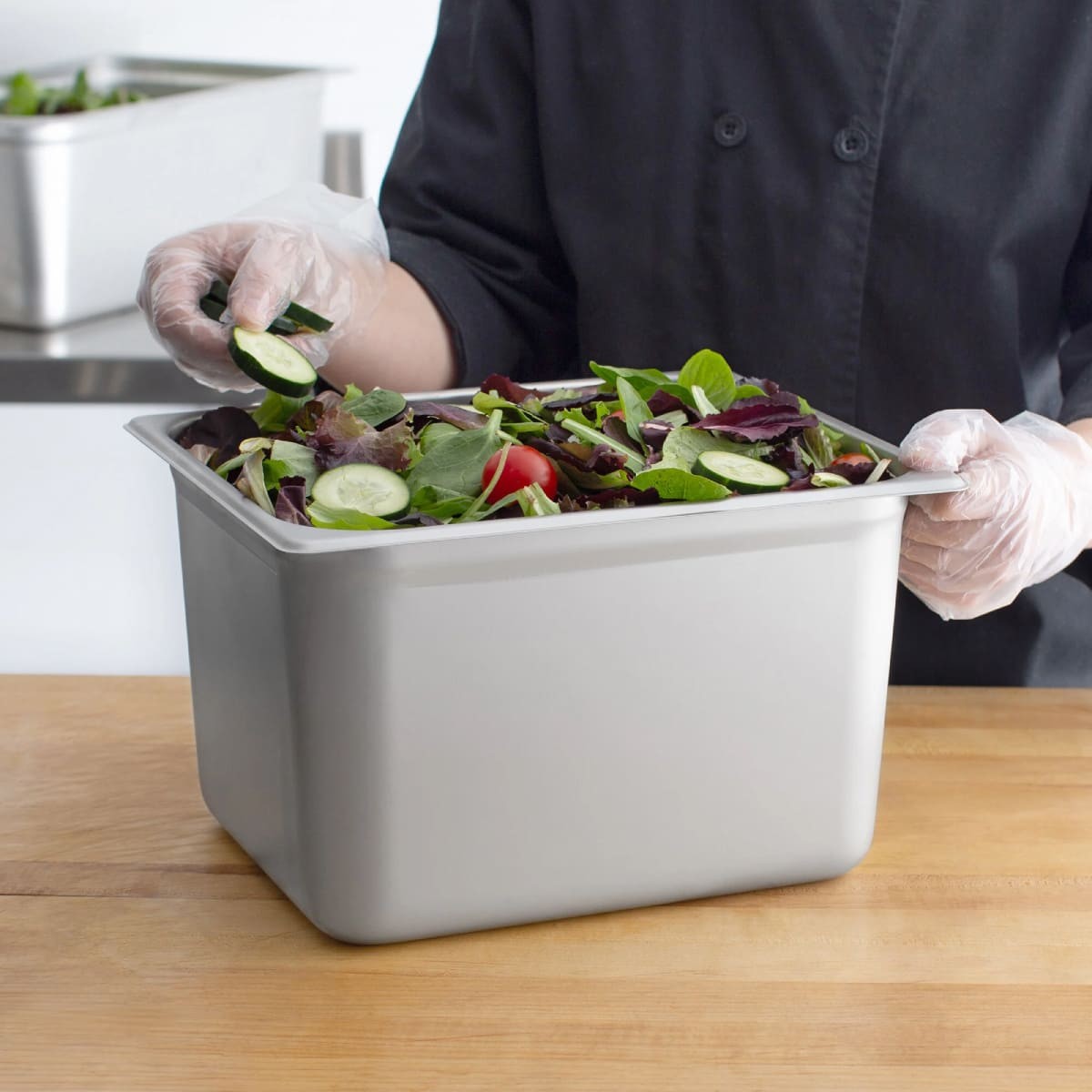 Contenedor Gastronómico Acero Inoxidable GN 1/2 x 20 Cm Linea Premium