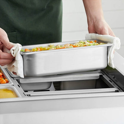 Contenedor Gastronómico Acero Inoxidable GN 1/3x10 Cm Linea Premium