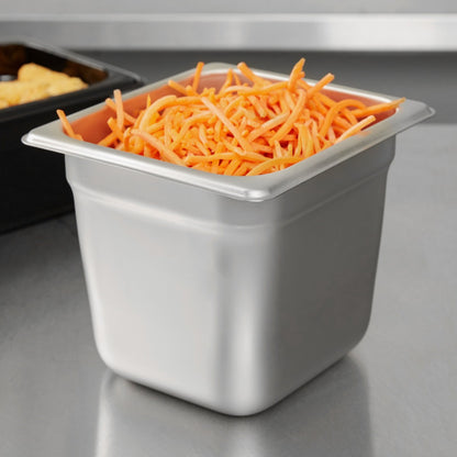 Contenedor Gastronómico Acero Inoxidable GN 1/6 x 15 Cm Linea Premium