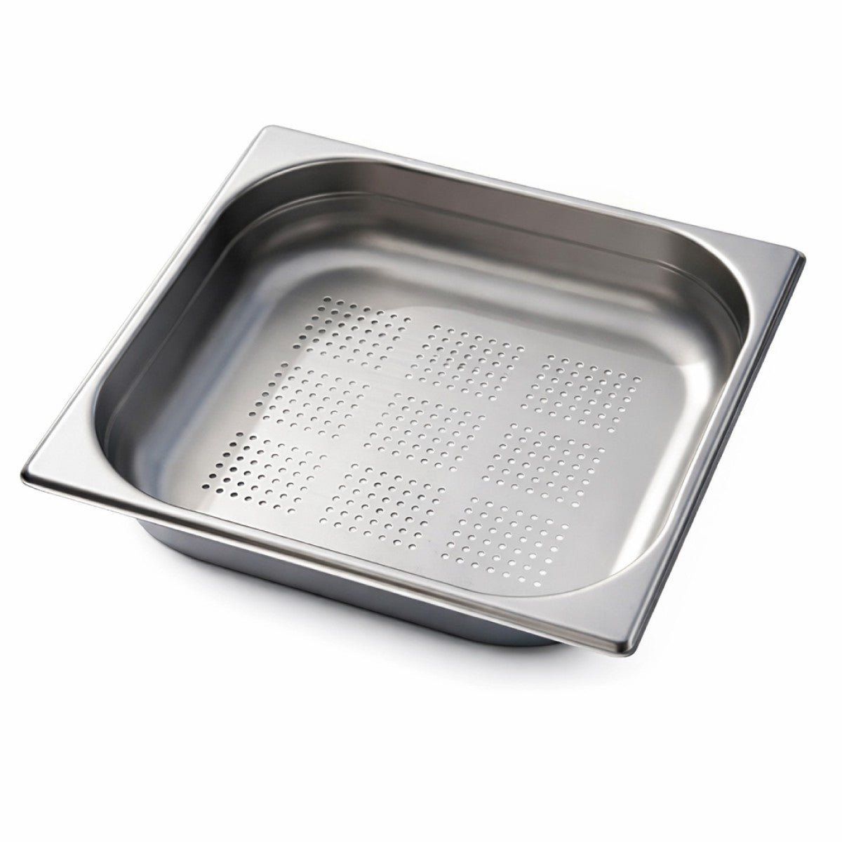 Contenedor Gastronómico Acero Inoxidable Perforado GN 2/3 x 6.5 Cm Linea Premium