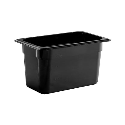 Contenedor Gn Policarbonato Negro 1/4x15 Cm