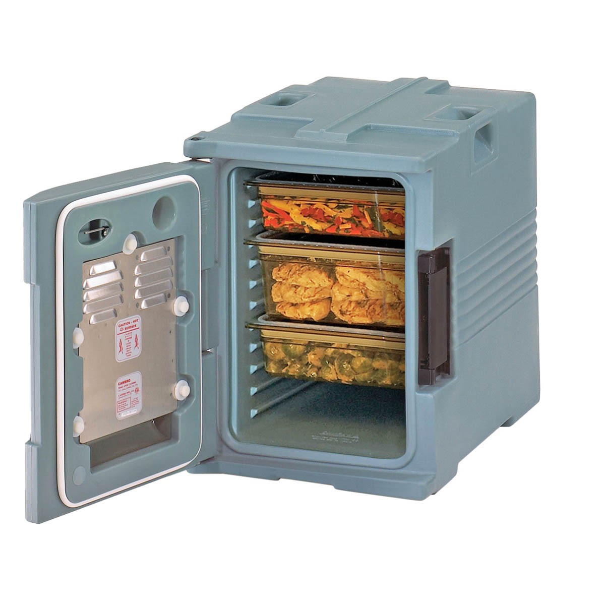 Contenedor Isotérmico Gris 1 Compartimiento  P/Comidas Caliente
