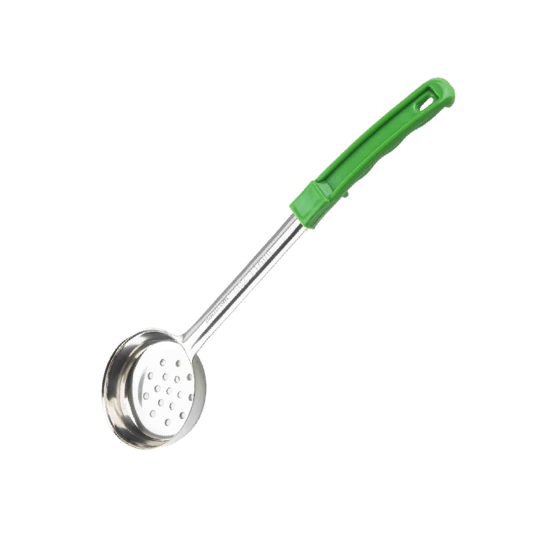 Cuchara Porcionadora Perforada Verde 4 0Z/120 Ml