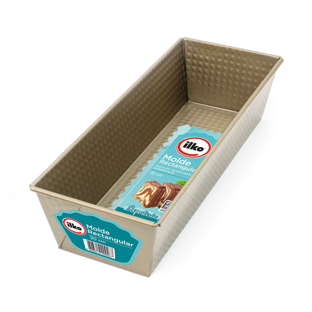 Molde Acero Carbono Rectangular 30 Cm